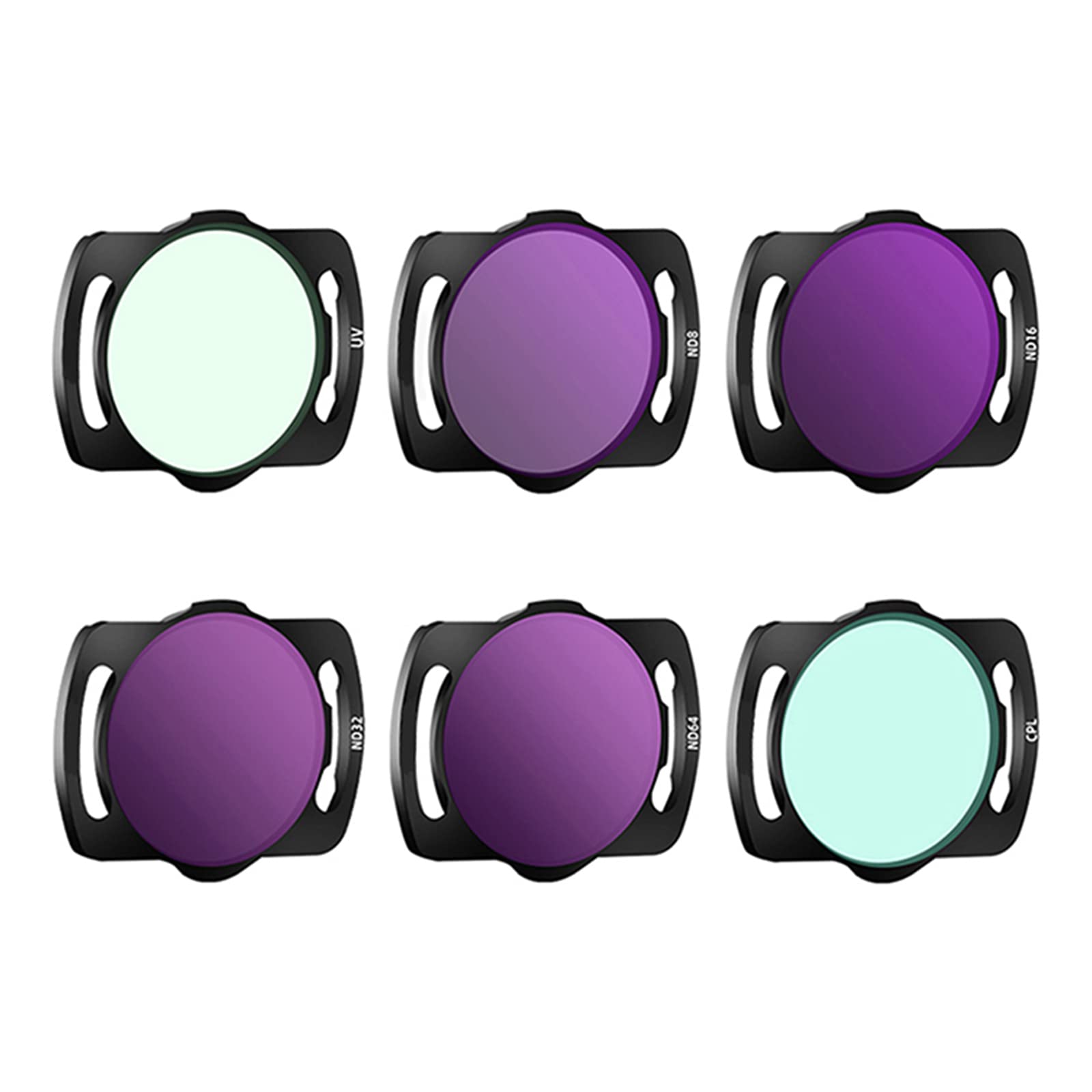 Set di filtri ND UV CPL per DJI Avata/O3 Air Unit Drone, filtri UV CPL ND8 ND16 ND32 ND64, confezione da 6