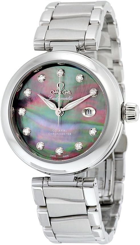 Omega De Ville Ladymatic Automatic Diamond Ladies Watch 42530342057004