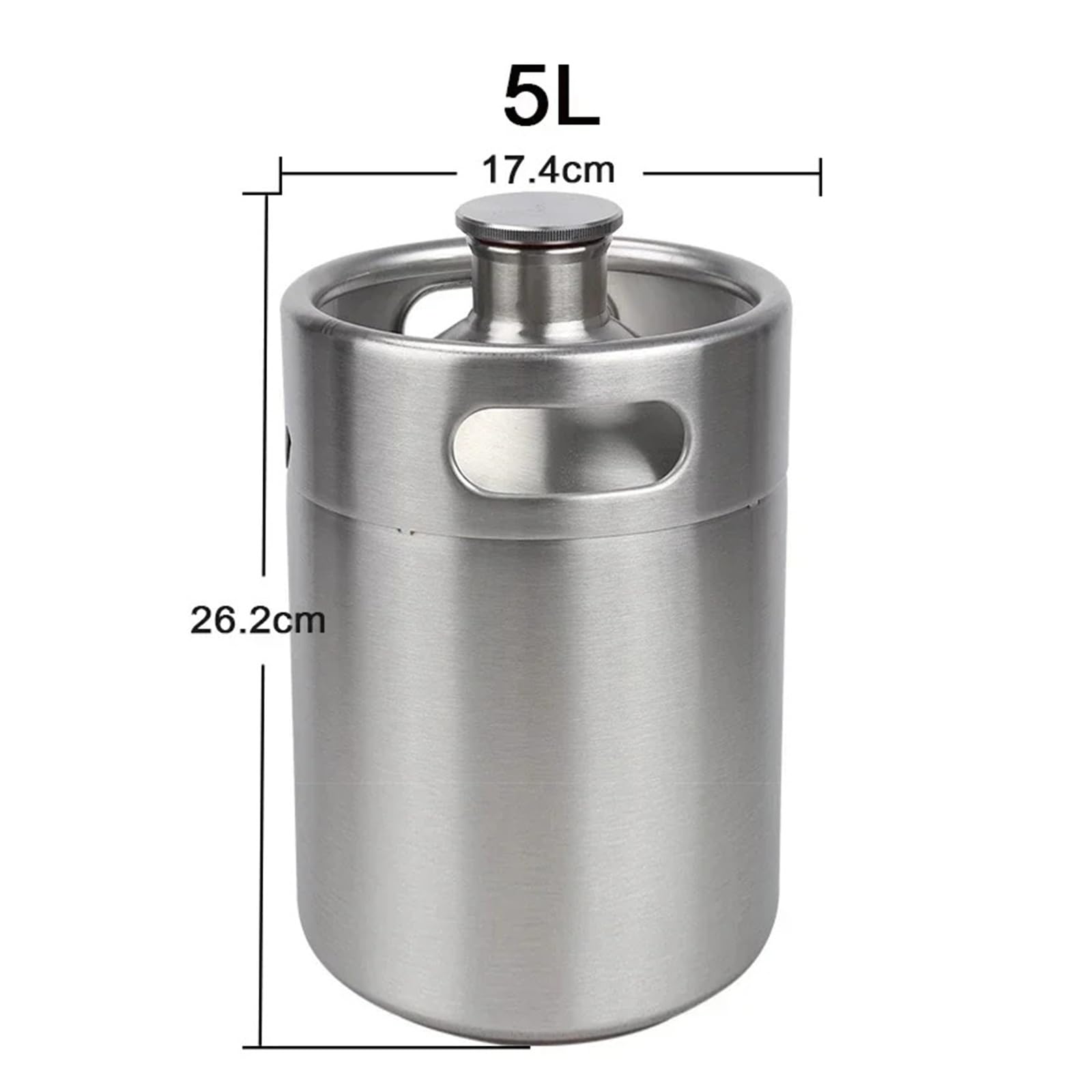 Kit de mini barril para elaboración casera de cerveza (barril de cerveza de 5 l, grifo ajustable, cargador de CO2 de 60 psi y lanza para barril de cerveza), desodorante para cerveza, accesorios par
