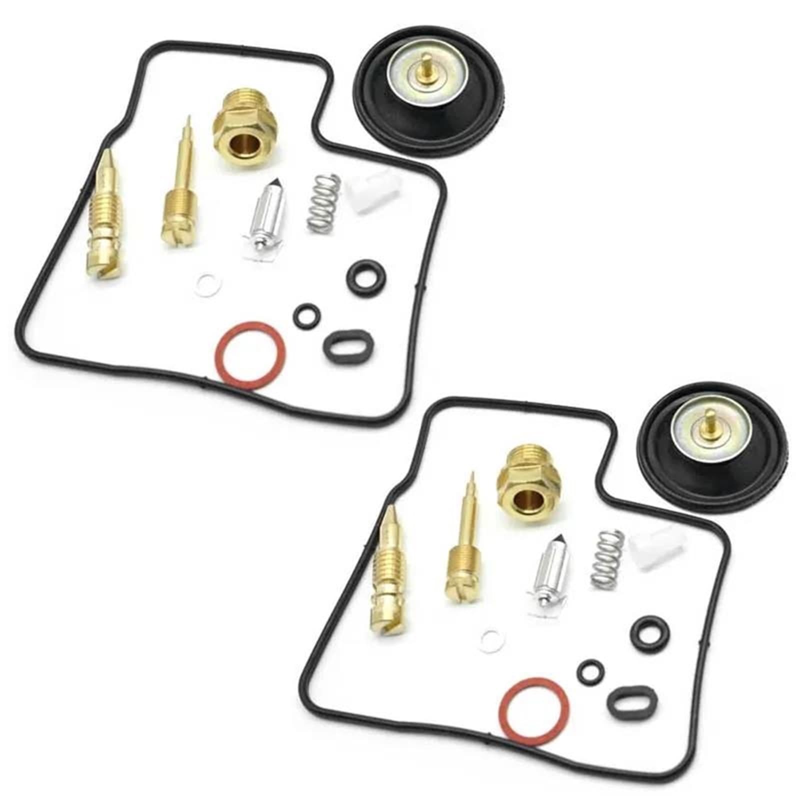 Juego De 2 Flotadores Válvula Corte Carburador Diafragma Émbolo Para Motocicleta Para Shadow Para VT1100 VT 1100(Whole set)