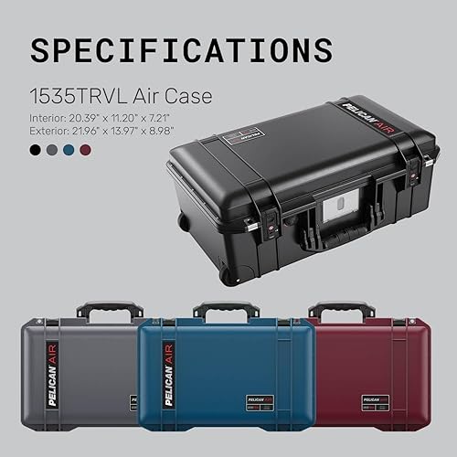 Miniatura 10 de Pelican Air 1535 Case (edición 2020 con cierre de botón)