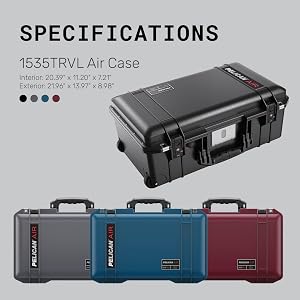 Amazon.co.jp: PELICAN 1535 エアトラベルケース