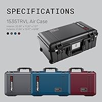 Pelican Air 1535 ケース ブラック　値引き交渉歓迎 Amazon.com: Pelican Air 1535 Case No Foam (Black) : Sports