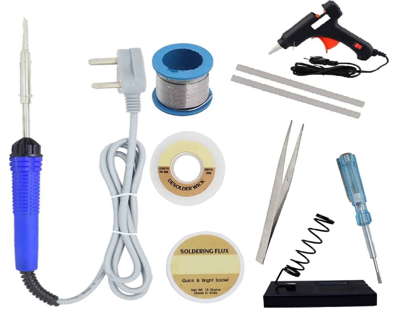 See full amazon price history chart for Aldeco Corded Electric Soldering Iron Kit, (9 In 1) Full Set 25W 110V Soldering Welding Iron Kit With Soldering Iron, Wire, Flux, Wik, Stand, Glue Gun With 2 Sticks,Tweezer, Tester Aldeco Corded Electric Soldering Iron Kit, (9 In 1) Full Set 25W 110V Soldering Welding Iron Kit With Soldering Iron, Wire, Flux, Wik, Stand, Glue Gun With 2 Sticks,Tweezer, Tester (B0C175NXZT) Amazon Price History, Amazon Price Tracker