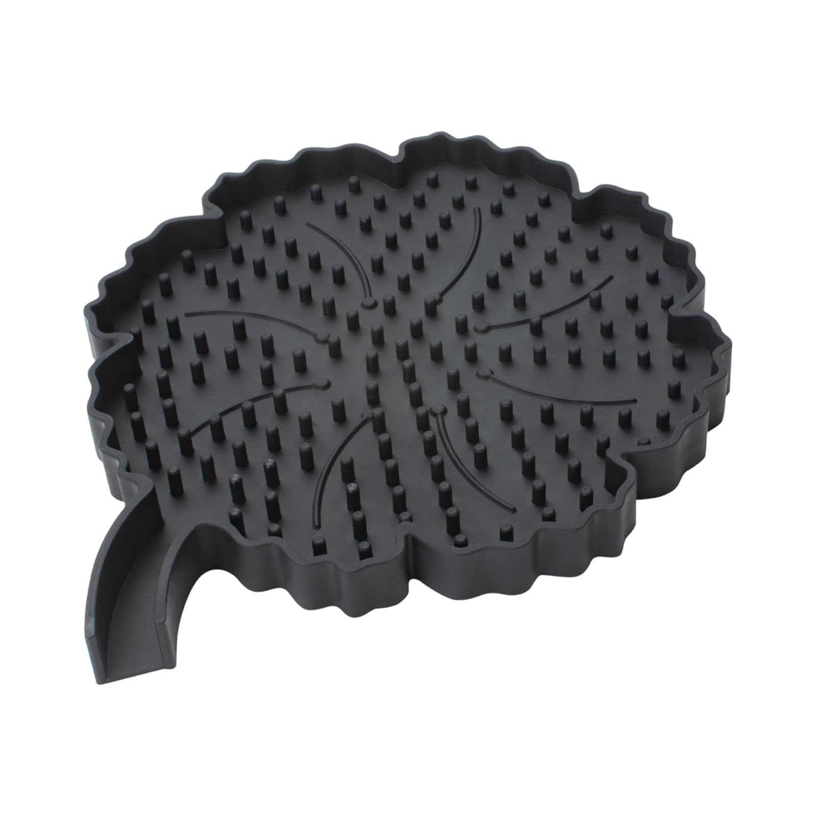 Decorative Flower Soap Tray with Waterfall Drainage Silicone Bath Organizers with Efficient Water Drainage Elegant Soap with Holes