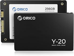 ORICO NAND SSD Solid State Drive- 2.5 Inch - SATA III - 6Gbps-Read Speed up to 500MB/s, 256GB Internal Solid State Drive for Desktop Laptop - Y20(256GB)