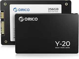 ORICO Y20 256GB SATA SSD 2.5インチ 内蔵ソリッドステートドライブ 最大500MB/秒の読み取り速度 SATA III 6Gbps デスクトップノートパソコン NAS DIY 外付けドライブ用