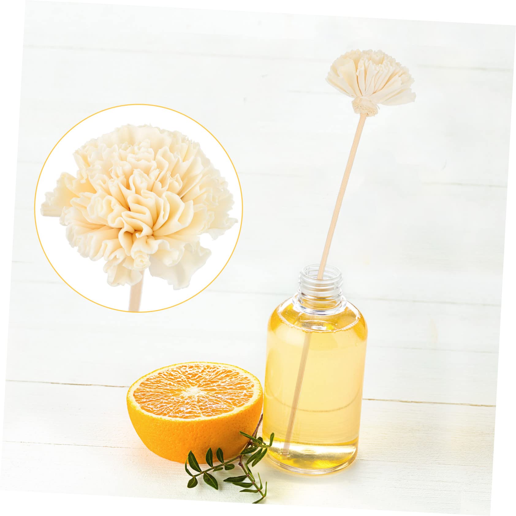 5 Series Difusor De Aromas con Flores Y Varillas Aromáticas para Decoración 5 Piezas X 5