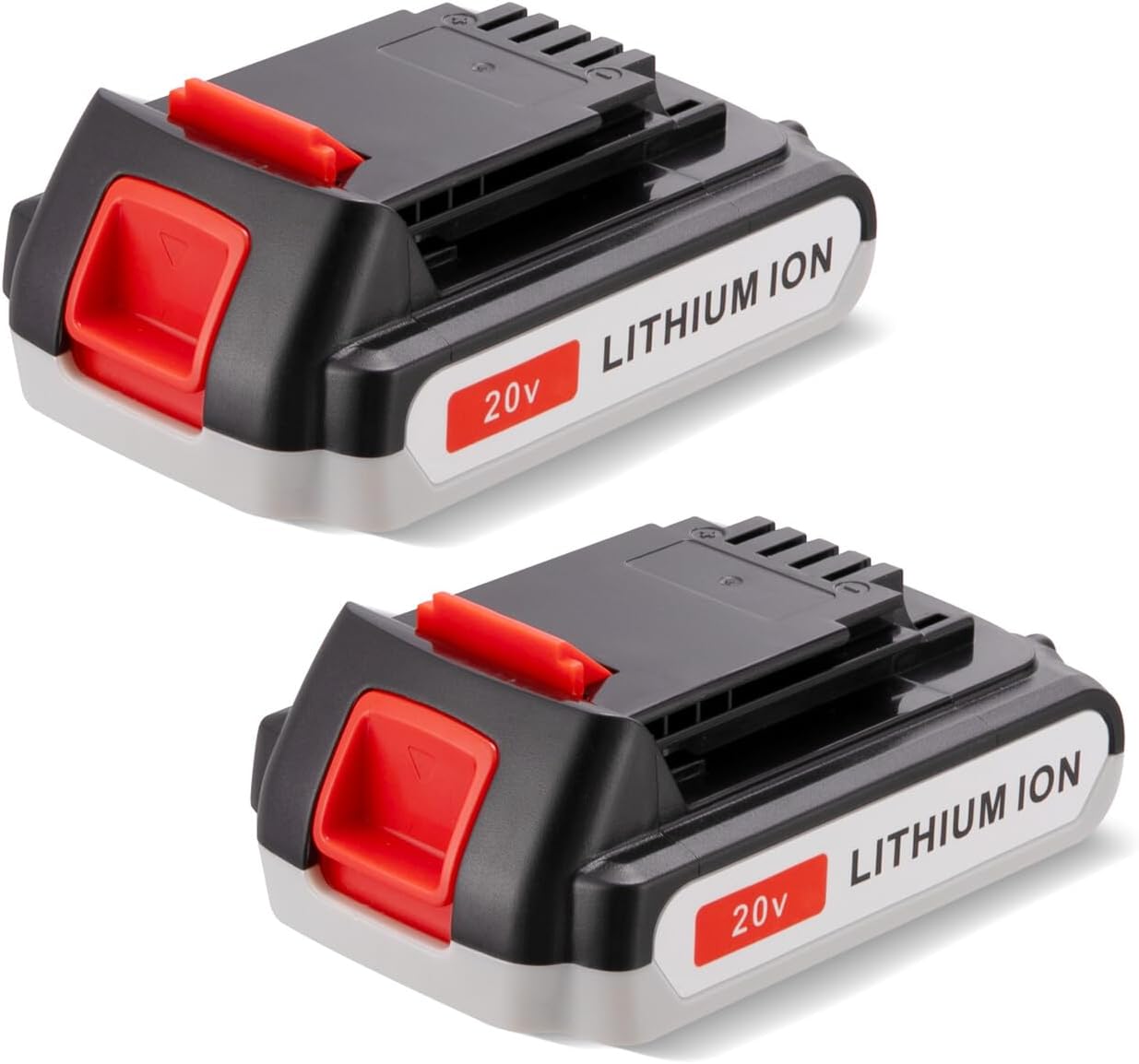 FirstPower 4.0Ah LBXR20 Battery - Repalce for Black and Decker 20v Lithium Battery, Compatible with LBXR20 LB20 LBX20 LBX4020 LB2X4020 Tools (2 Packs)