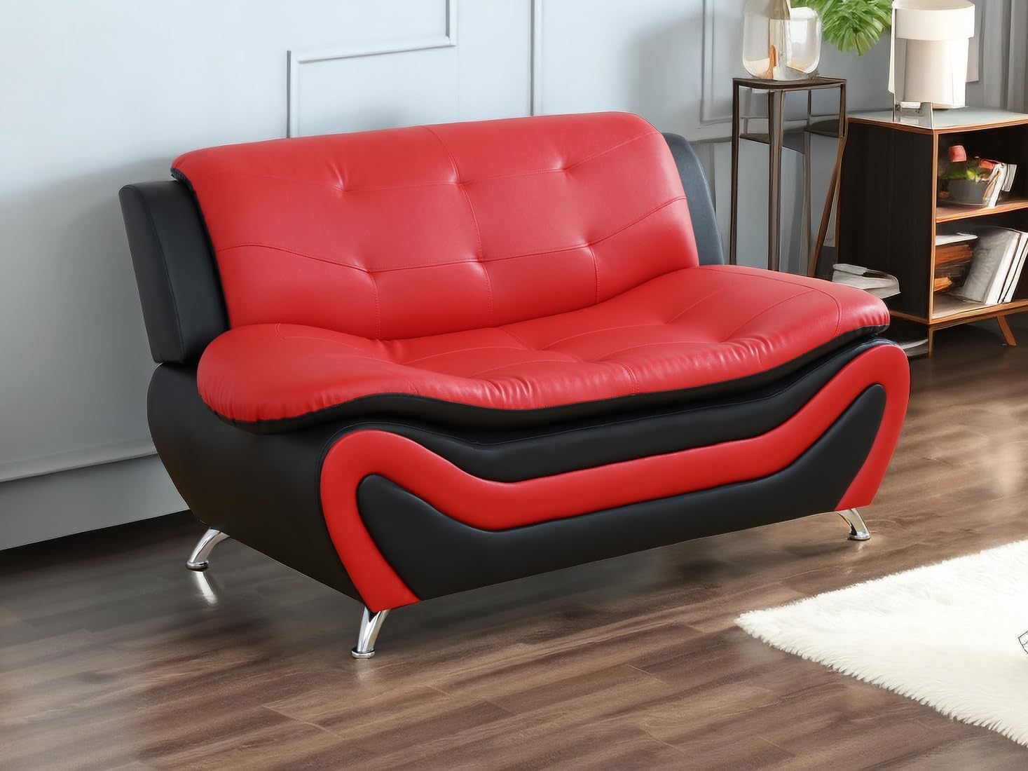 Recaceik 2 Piece Armchair and Loveseat Set with Armrest