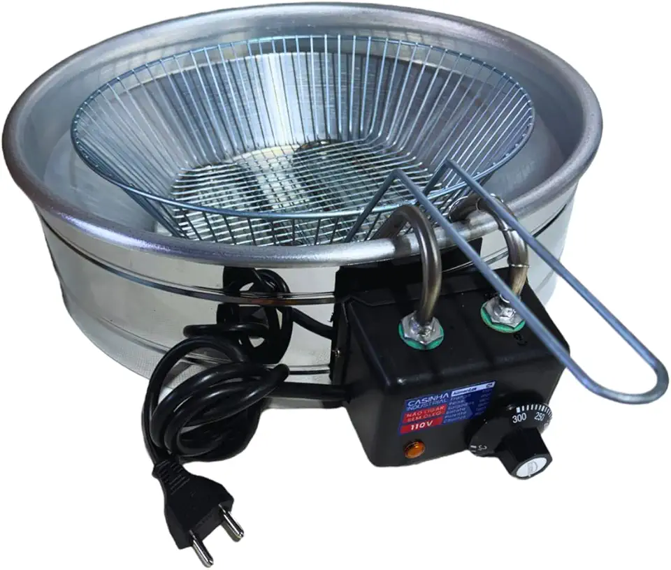 Fritadeira Elétrica Industrial Tacho Redondo 7L - 220v