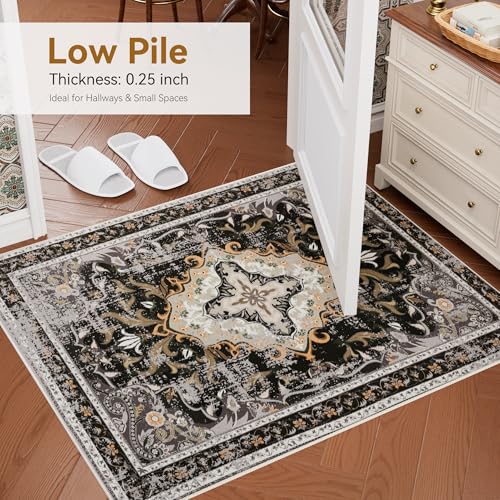 Tapete decorativo boho 8x10 pies antideslizante miniatura 7