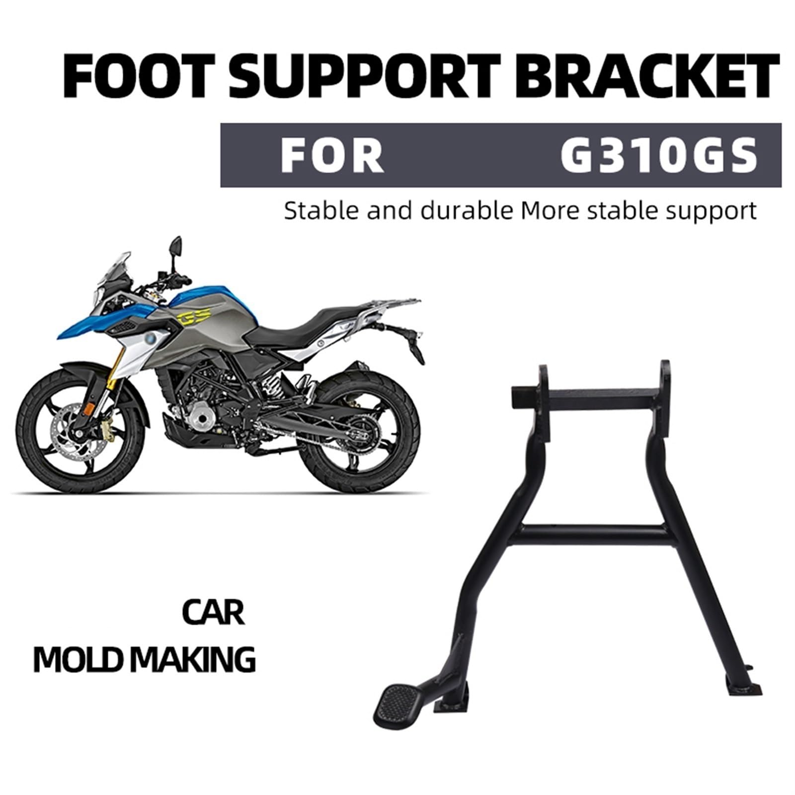 Motocykl podpórka stojak centralny wspornik parkingowy wspornika filaru, dla BMW, G310GS G310 G 310 GS 2017 2018 2019