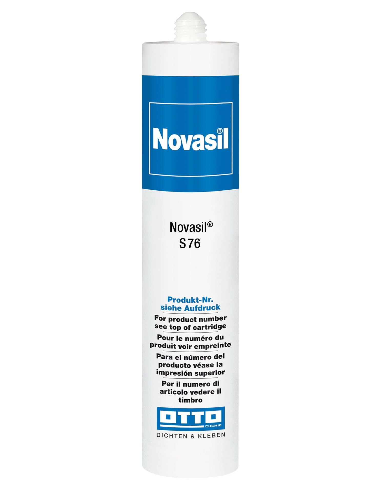 Novasil S76 310 ml klej silikonowy do wysokotemperaturowego antracytu, octanu 1K, do piekarnika, metalu, ceramiki szklanej, przemysłowej, elastyczny, nadaje się do kontaktu z żywnością