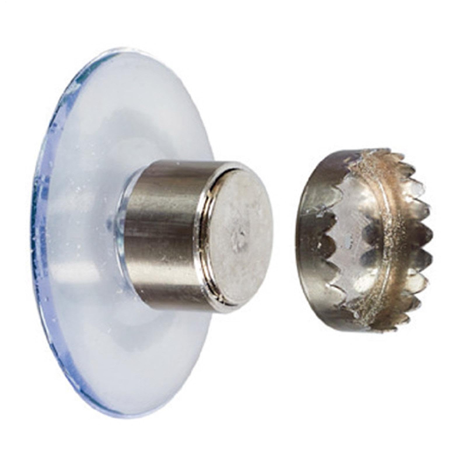 Suction Cup Soap Holder Magnetic Soap Holder Stainless Steel Soap Accessories Organizer Soap Rack Suction Cup Unique Removable Soap Stand for Shower Bathroom Bathtub Kitchen Sink Accessories