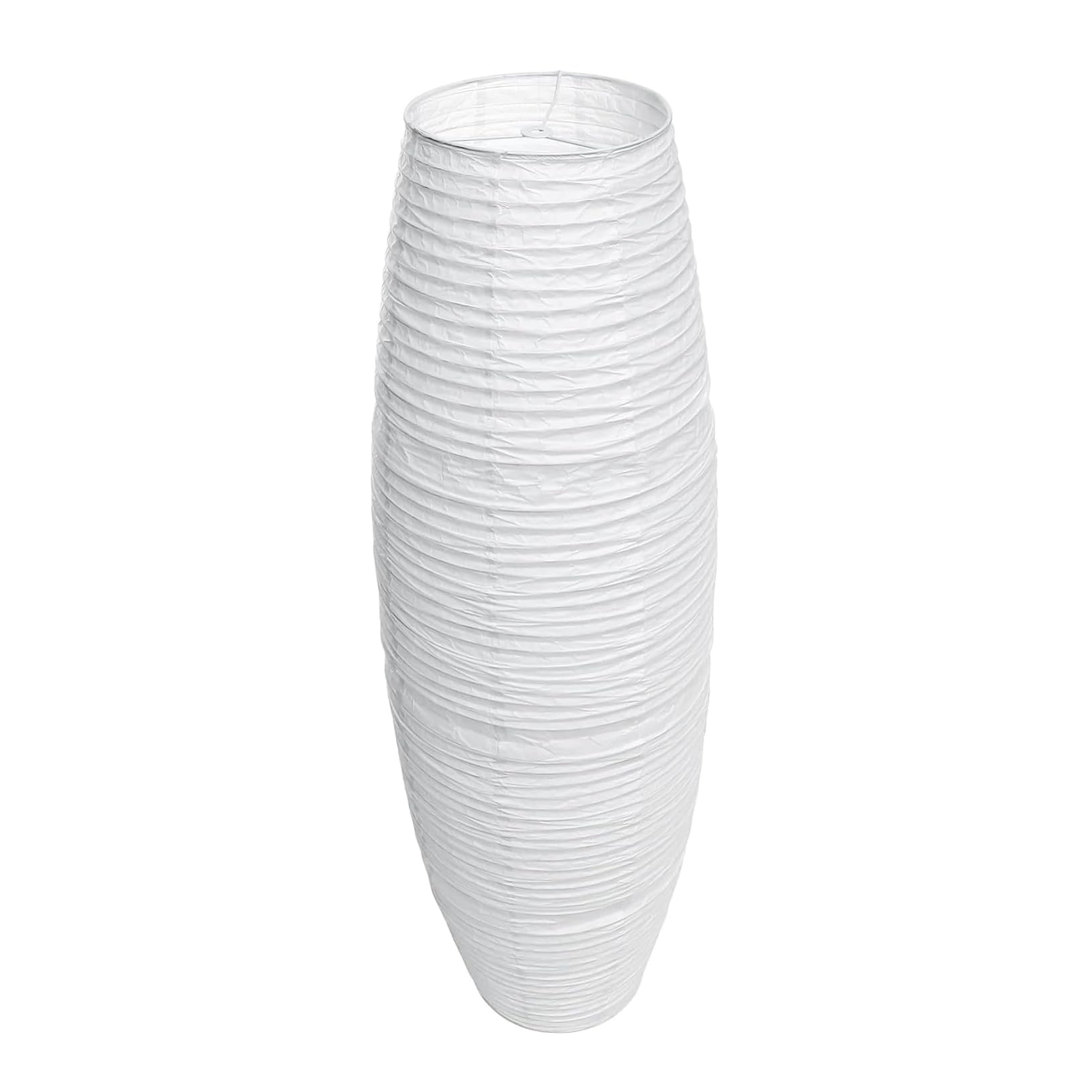 Paper Floor Lampshade Paper Lampshades 43.3x12.6x12.6 inch Standing Modern Light Shade Lamp Shades Ceiling for Bedroom Living Room (Only Lampshade)