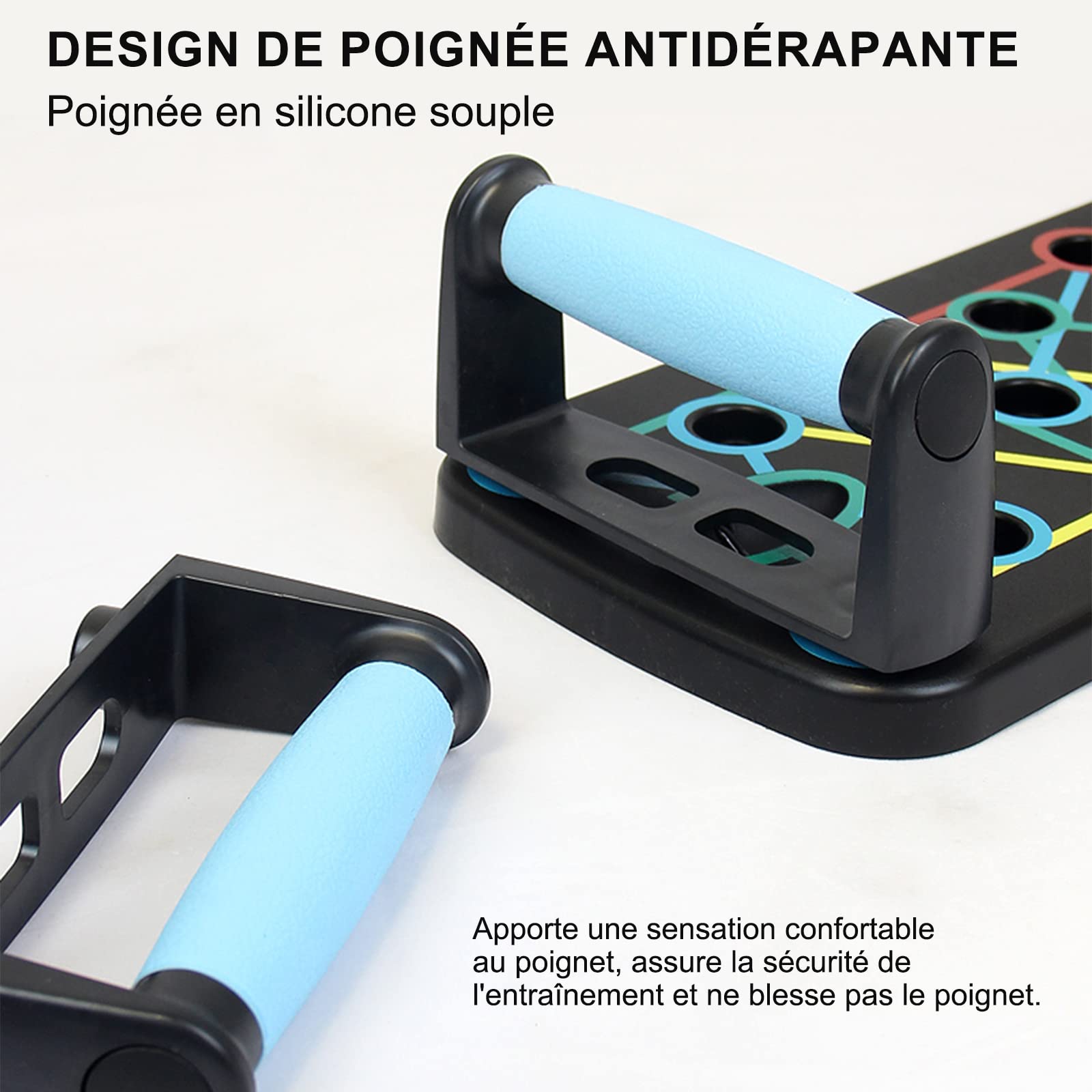 PRANAYA Push Up Board 14 En 1 - Planche De Usculation Pliable Avec