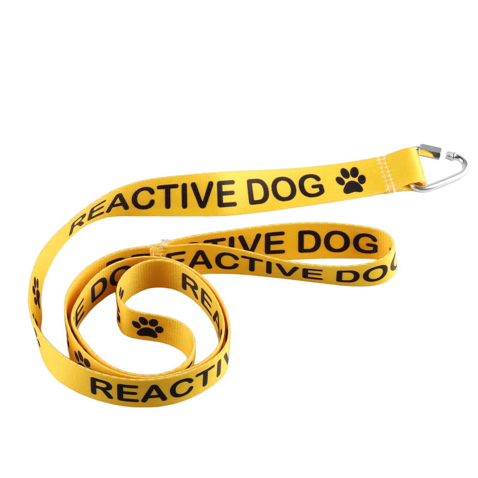 Reaktive Hundeleine Mit Aufdruck – 'Reactive Dog In Training', 150 Cm, Polyester, Für Trainingshunde