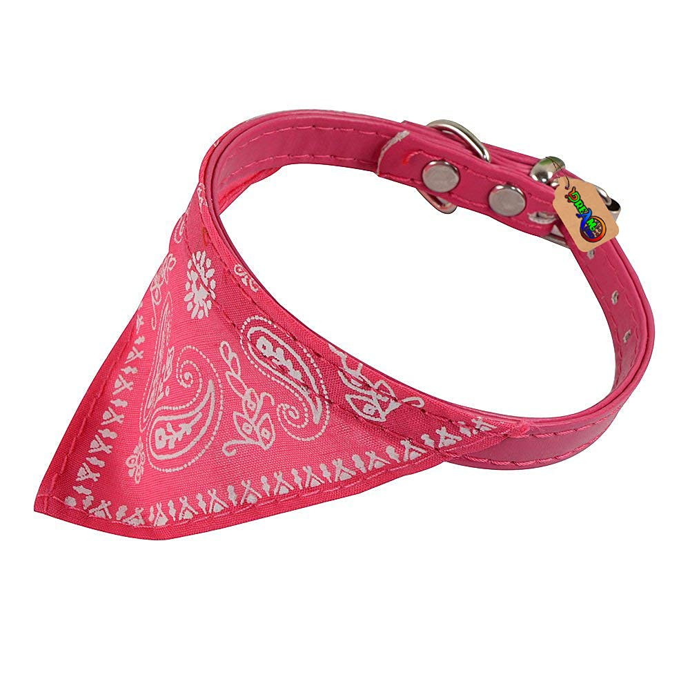 DreamAuro Adjustable Scarf/Bandana Cum Neckerchief Collar for Dog/Cat/Puppy/Kitten (Pink) (B07X1RC1NR) Amazon Price History, Amazon Price Tracker