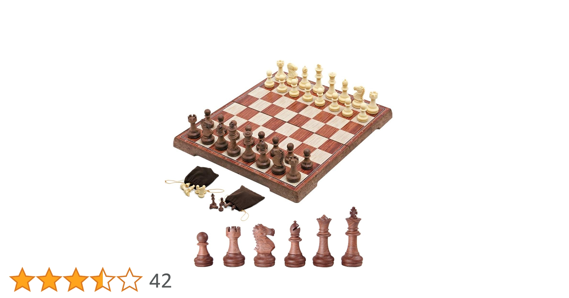 Amazon | Kosun チェスセット マグネット式チェス 木目