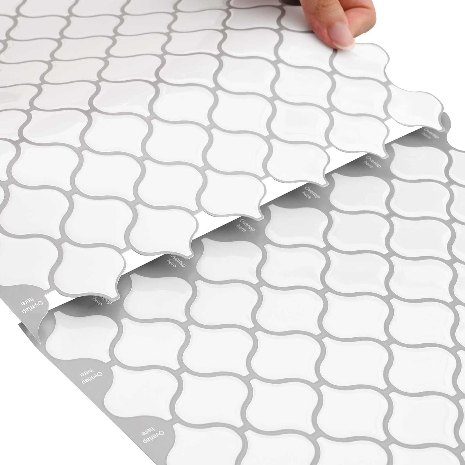 vidaXL Baldosa Lanturn 20 uds. 27 x 27 cm Poliuretano y PET