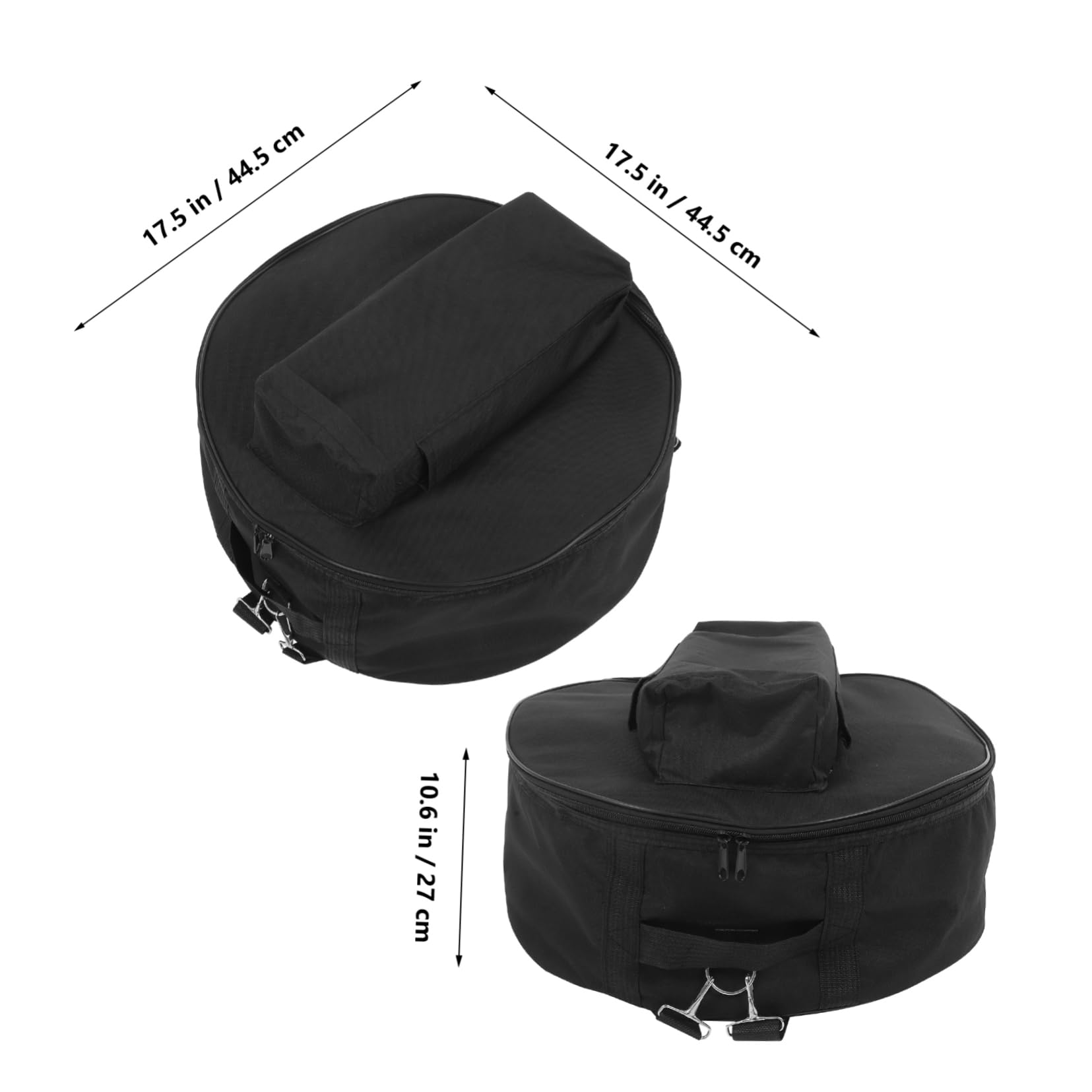 Abaodam Snare Drum Cases and Bags Portable Oxford Drum Bag for Accessories Storage Easy to Carry