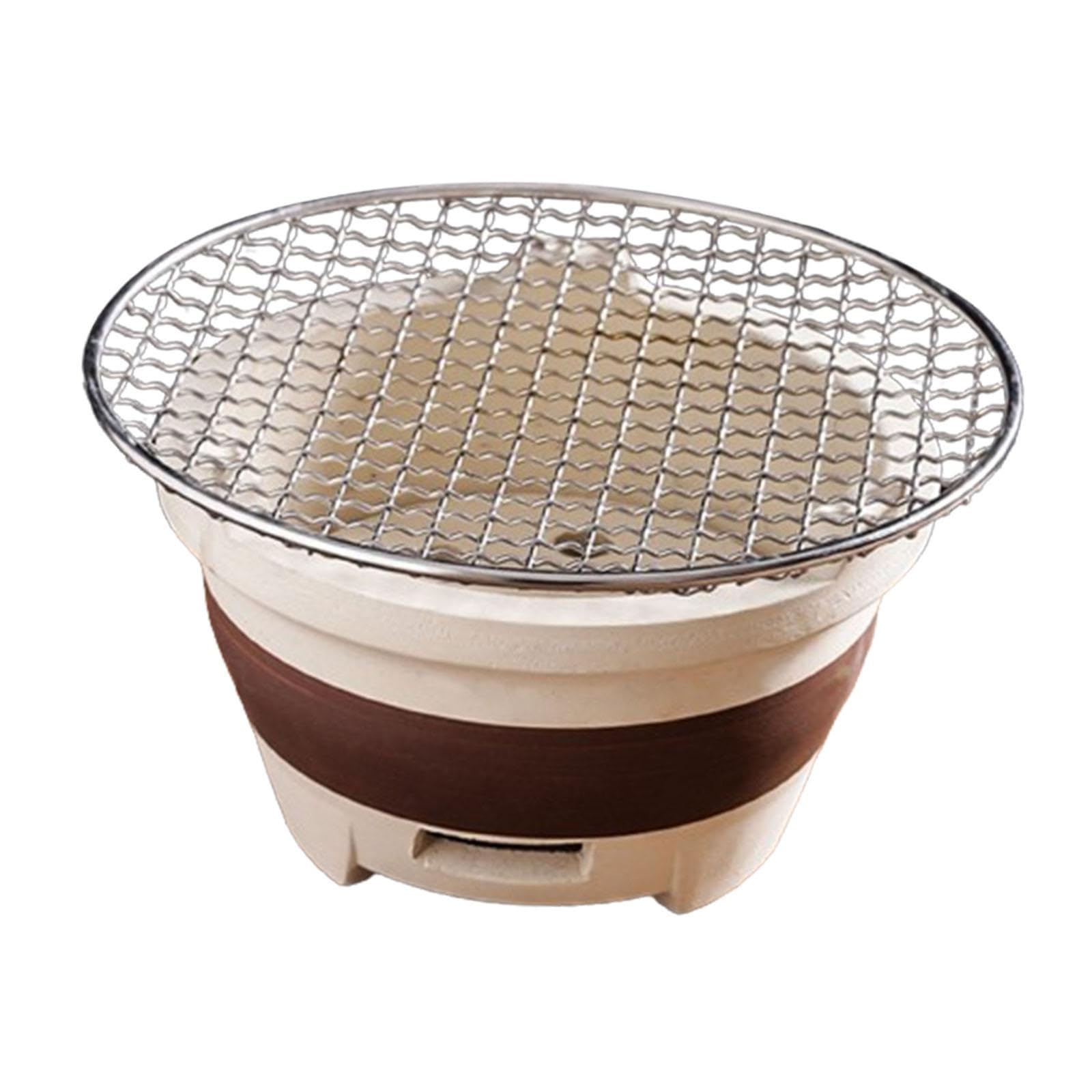 Poêle à charbon d'argile nomade pour éviter les barbecues encombrants