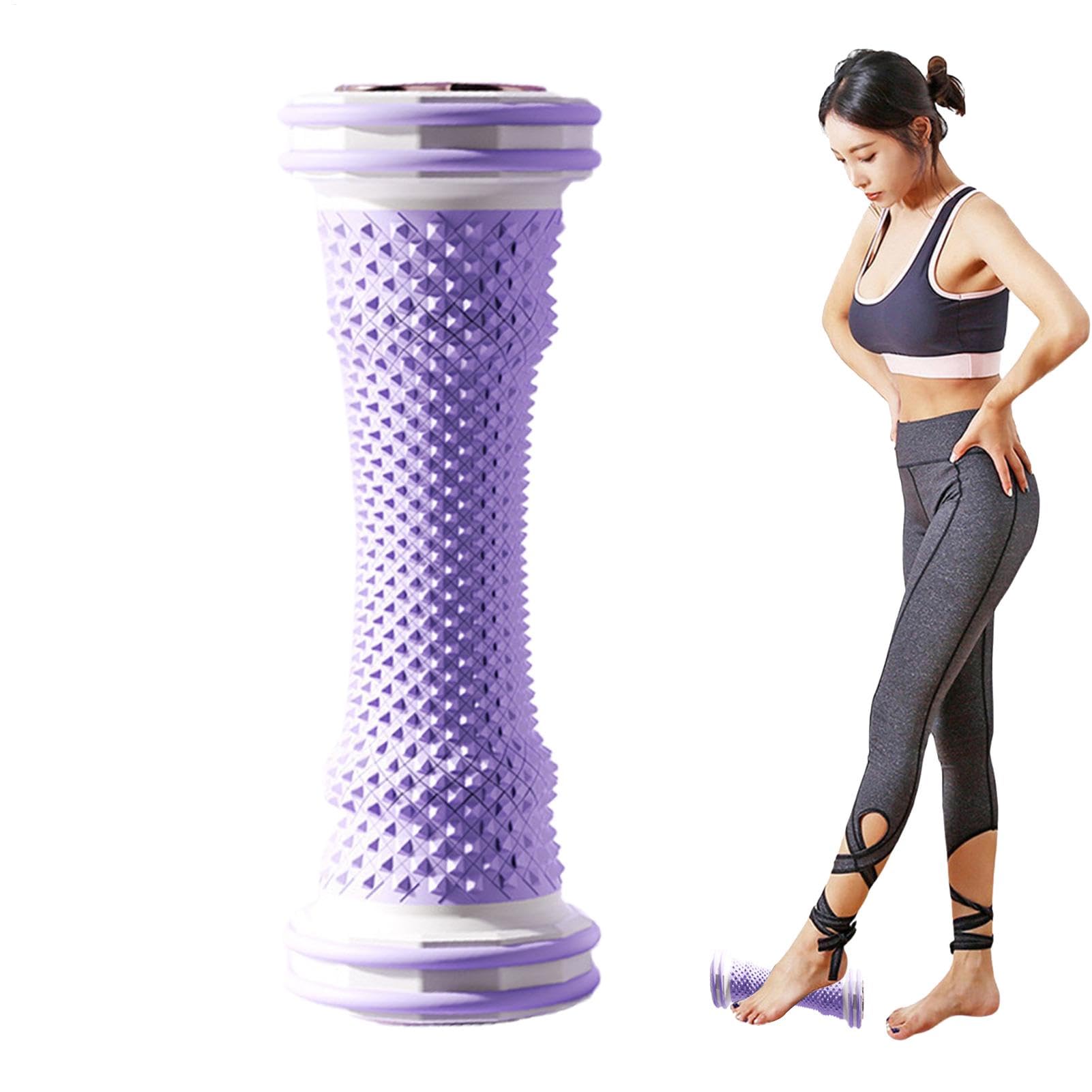 Rollador de masaje de pie - Roller de pie para fascitis plantar | Fascitis plantar masajeador | Rollador ergonómico de para dolor en el talón y del, terapia de puntos gatillo