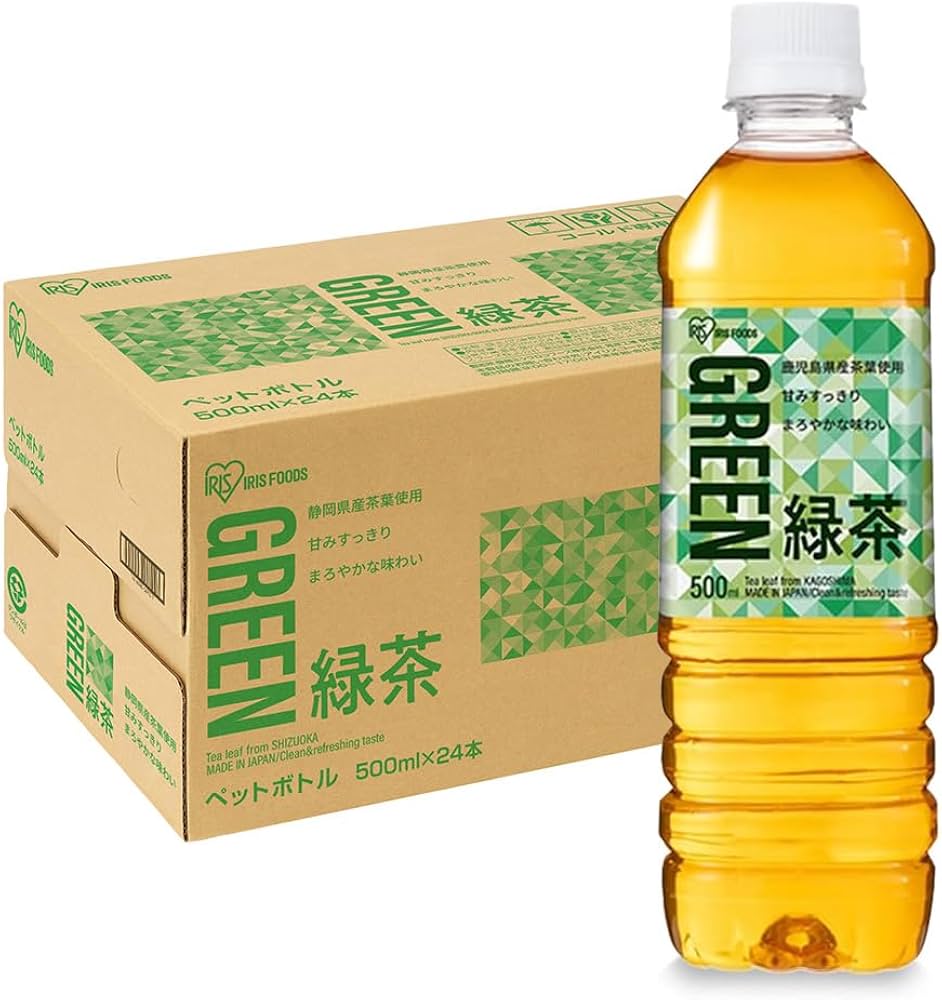 Amazon.co.jp: アイリスオーヤマ 緑茶 500ml ×24本 お茶 鹿児島県産
