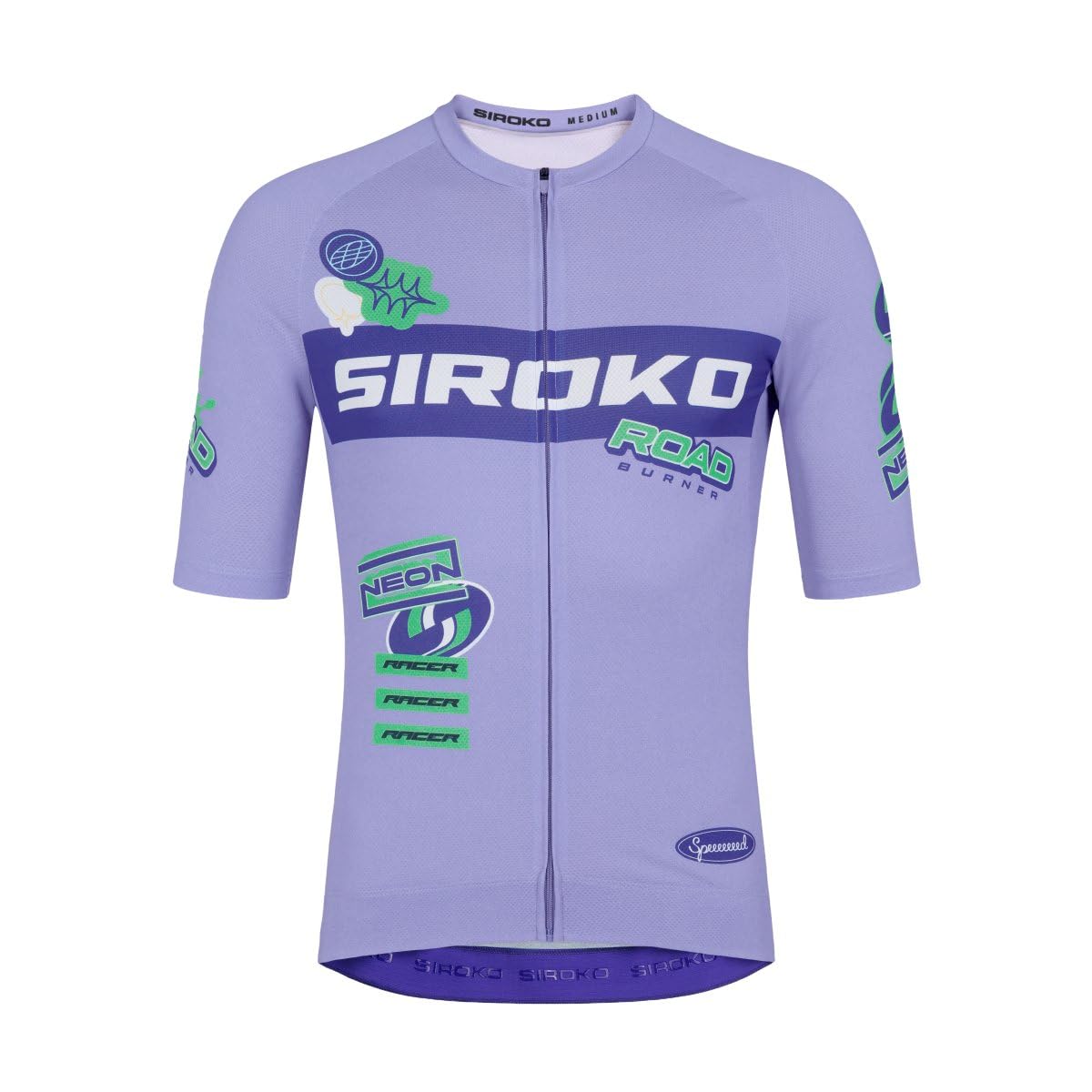 SIROKO Maillot Ciclismo Mesh Manga Corta M8 NRC Purple Morado