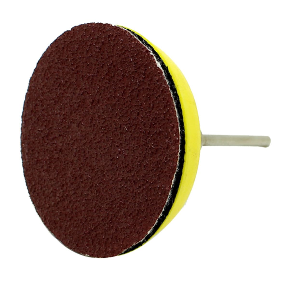 Angoily 100pcs Round Emery Sanding Discs 25mm Self-Adhesive Flocking Emery Papers for Wood Products and Iron with Good Workmanship Details and Easy to Use