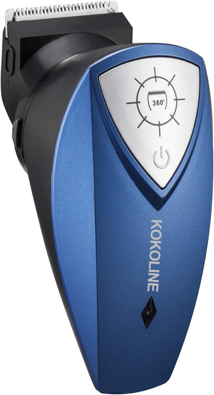 Shortcut Self-Haircut Trimmer Kit, Cordless Electric Razor for Head, Beard,Rechargeable Hair Clipper for Men,Shortcut Self Grooming Haircut Kit,Balder Pro Head Shaver,NAVY/uv7v