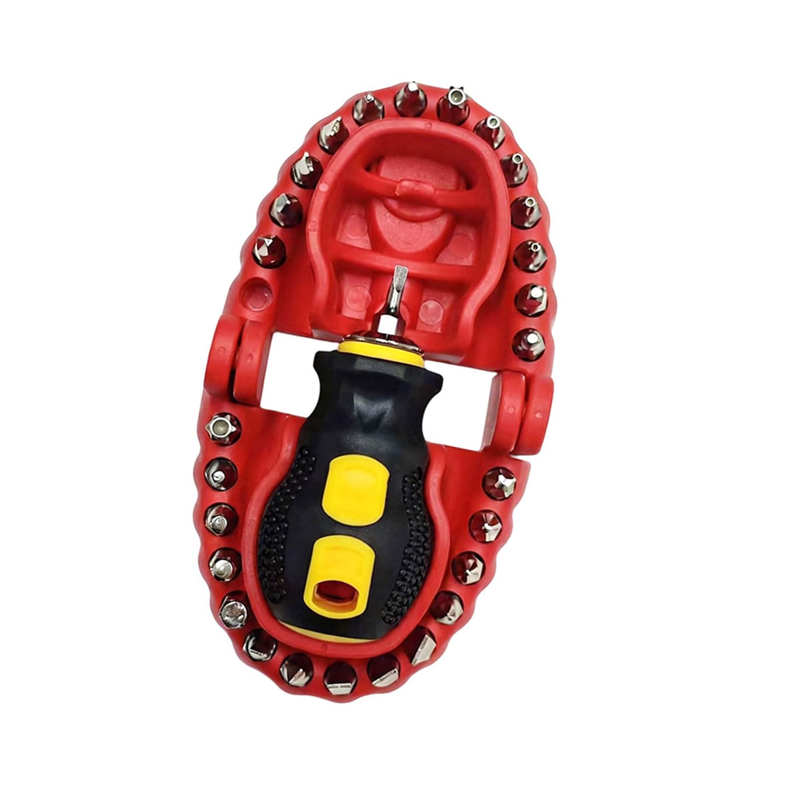 Handle Screwdriver Set Portable Encapsulation Radish Handle Flat Crossing Head Screwdriver for Repairing Tool Portable Tool