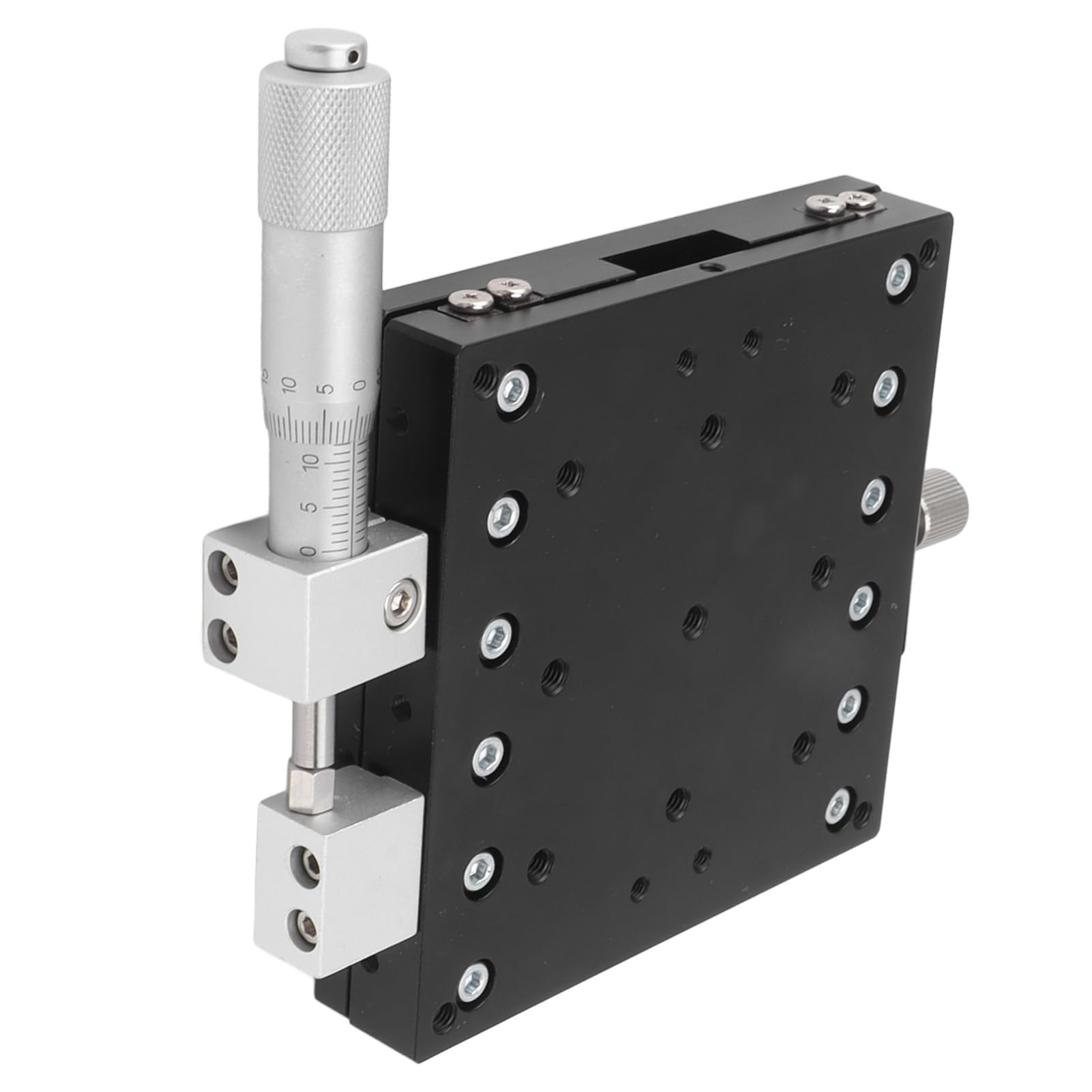 Mesa deslizante de eje X, mesa deslizante de ajuste fino manual, plataforma de corte de eje de aleación de aluminio