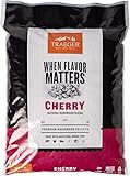 Traeger Grills Cherry 100% All-Natural Wood Pellets for Smokers and Pellet Grills. BBQ, Bake, Roast, and Grill, 20 lb. Bag