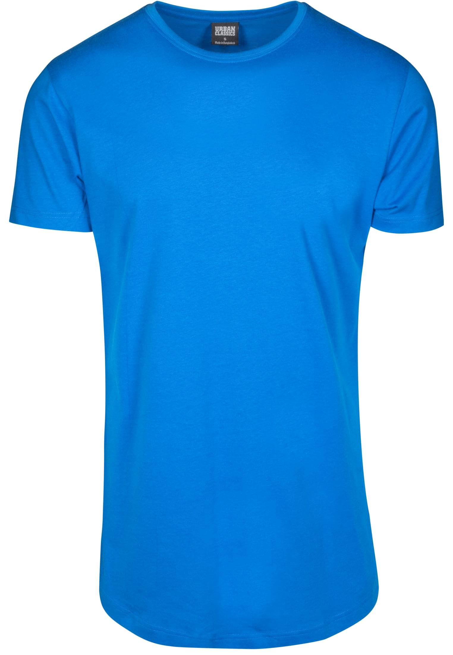 Urban Classics Men's Shaped Long T-Shirt, brightblue, Medium (Manufacturer Size: M)