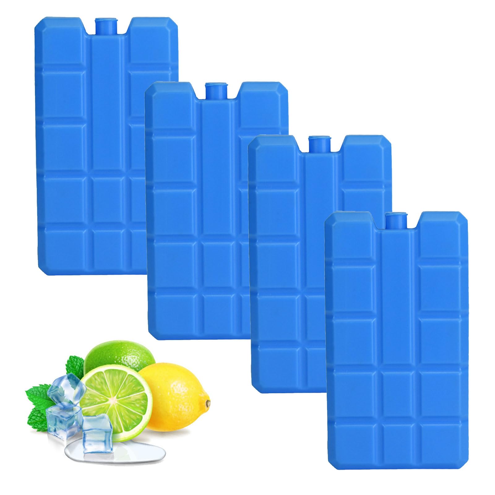 4 sztuki wkładów chłodzących 200 ml, małe akumulatory chłodzące, mini elementy chłodzące, elementy chłodzące, płaskie wkłady chłodzące do lodówek, do lodówek, do torby chłodzącej, płaskie wkłady