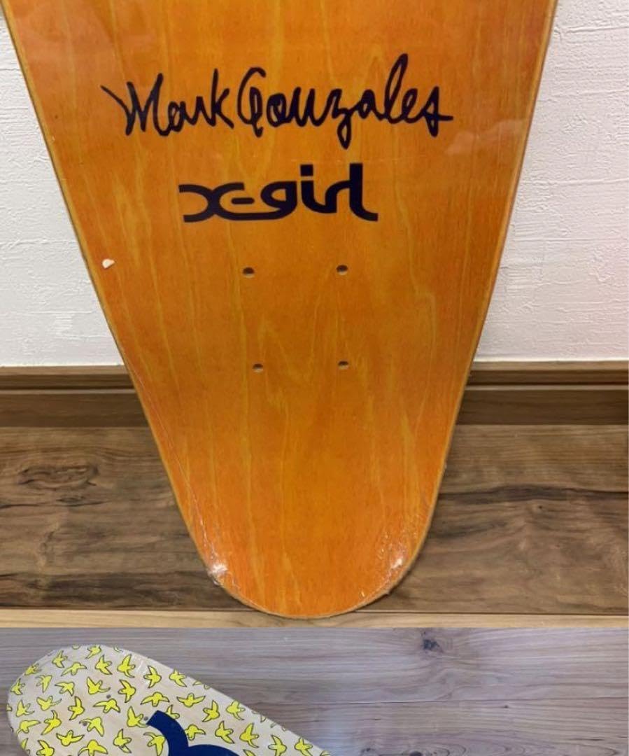 【新品】 x-girl ✖️ マークゴンザレス　コラボスケートボード Amazon.co.jp: x-girl マークゴンザレス デッキ 75cm×19cm×1.5cm