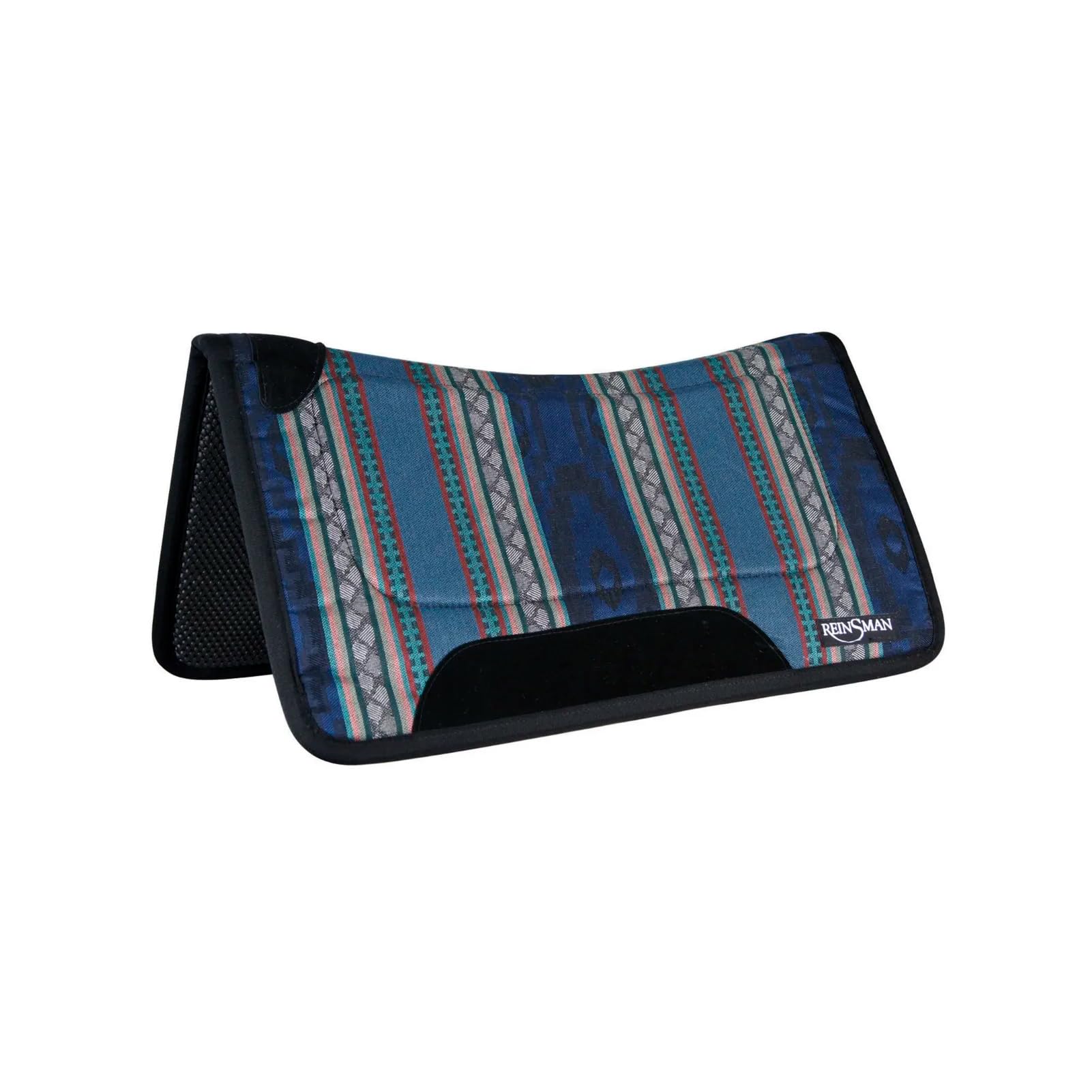 Reinsman Square Contour Trail Pad with Breathable Non-Slip Tacky Too Bottom - Durable Shock-Absorbing Stain & UV Resistant Horse Saddle Pad with Spine