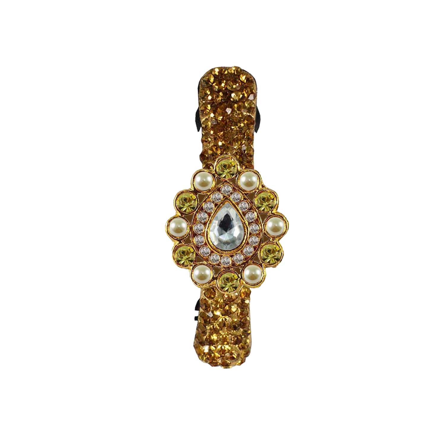 vidhya kangan Clips for Women, Gold-picture-11
