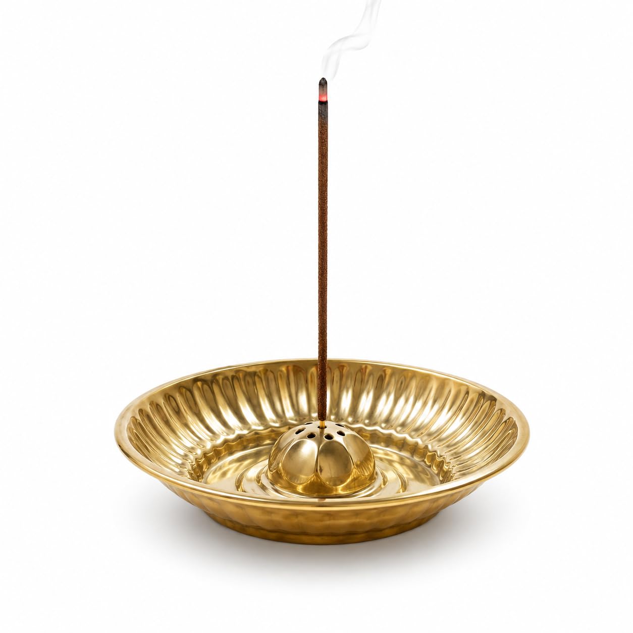 DULI Pure Brass Agarbatti Stand for Pooja | Brass Dhoop Stand