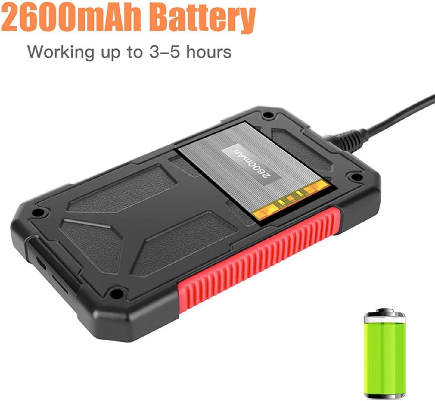 Przemysłowa kamera endoskopowa 1080P HD z kolorowym ekranem LCD 4,3 cala, kamera inspekcyjna 3,9 mm IP67 Wodoodporna (Size : Line Length 5m)