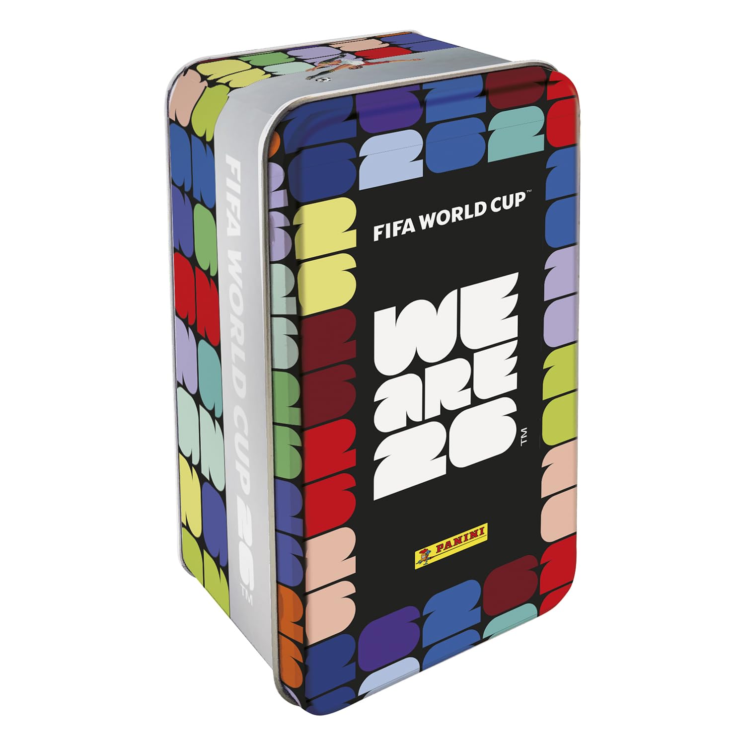 Panini Coupe du Monde DE LA FIFA 2026 Stickers - Boîte métal Grand Format 16 Pochettes