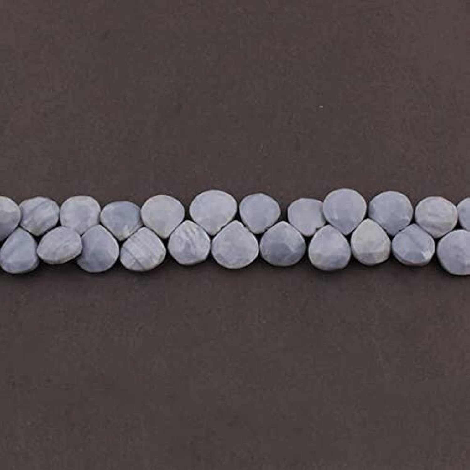 Opale boulder naturelle cœur facetté 12mm pour remplacer les pierres ternes en diy