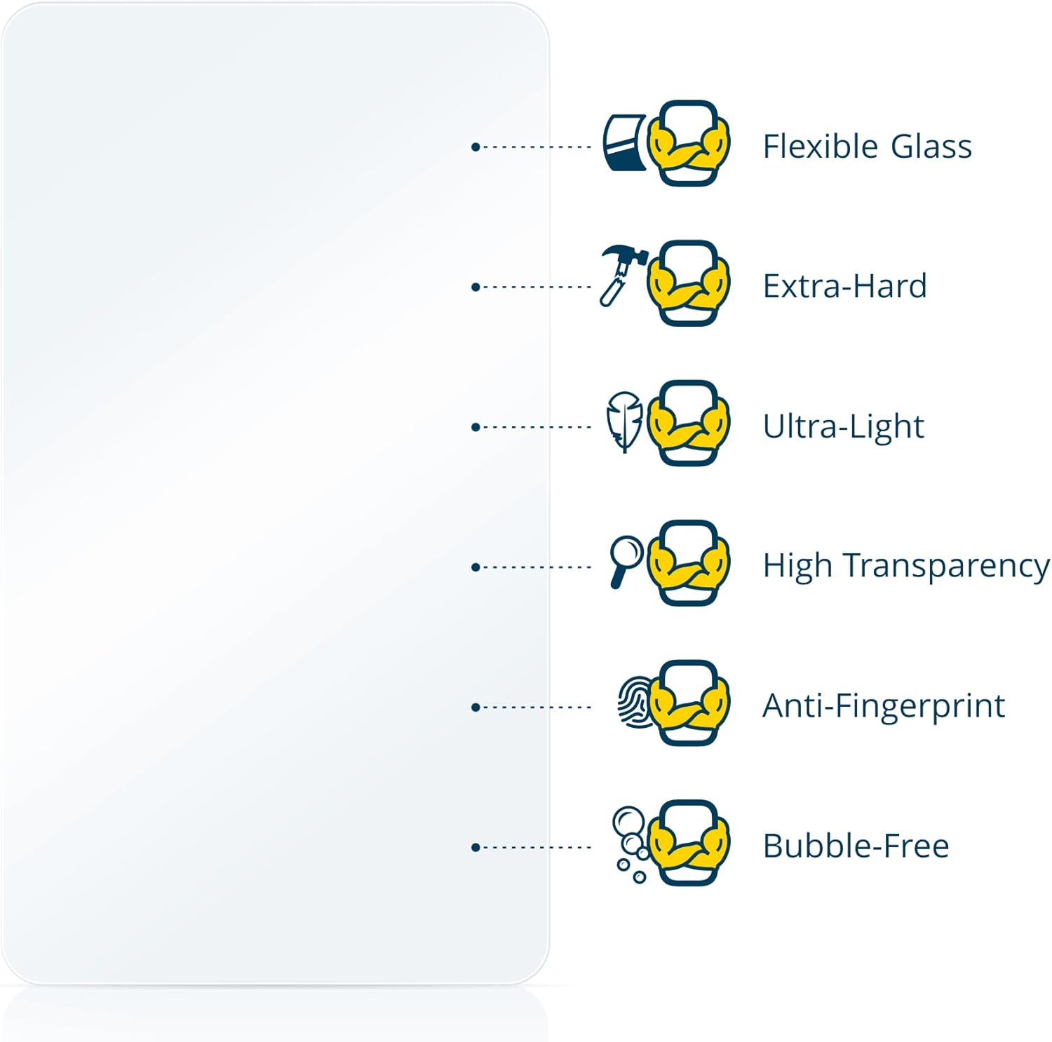 Glass Screen Protector Film Compatible with Nintendo New 3DS XL (Lower Display) - Glass-Foil 9H Protection [Scratch Resistant, High Clarity]