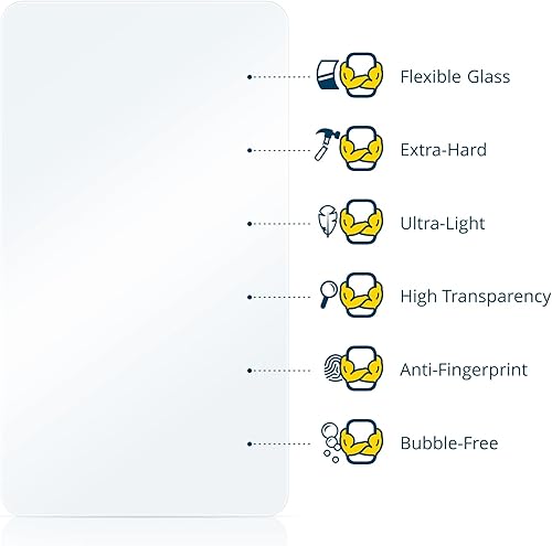 Miniatura 3 de brotect Película protectora de pantalla de vidrio compatible con Google Pixel 6a, protección 9H de lámina de vidrio resistente a los arañazos, alta
