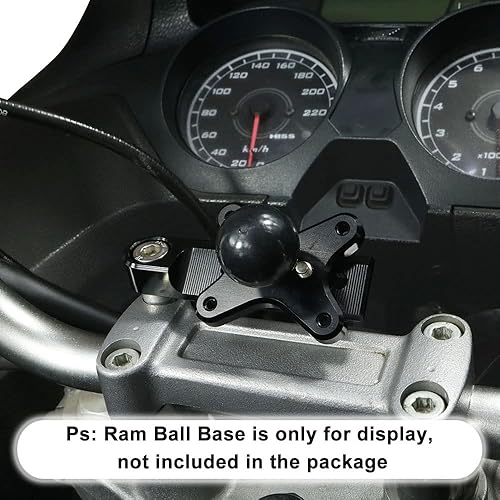 Miniatura 3 de xitomer Soporte universal AMPS para teléfono GPS para bicicleta, compatible con Versys 650 2007-2023Versys 1000 2012-2021  Z1000 2003-2023 (estilo 4)