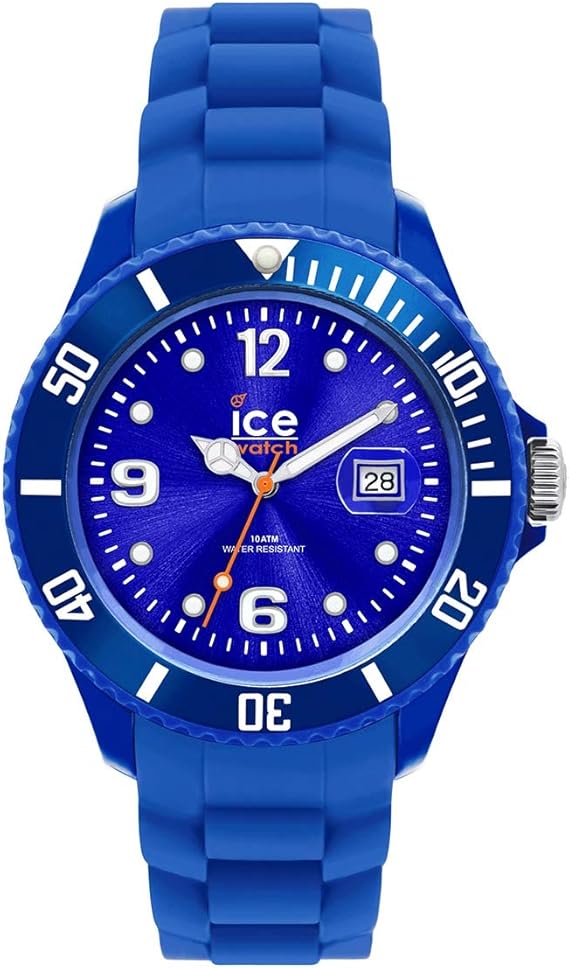 Amazon Co Jp Ice Watch Men S Si Be B S 09 Sili Collection Blue Plastic And Silicone Watch Wrist Watches