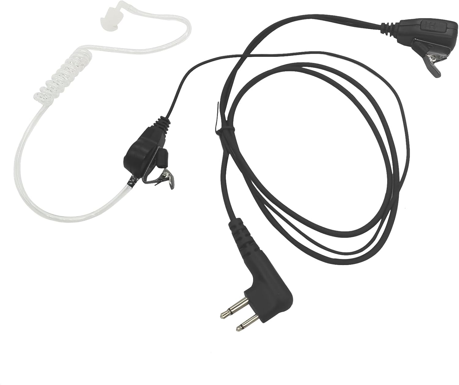 [10 Packs ] Acoustic Tube Headset Earpiece with PTT/Mic for Motorola Walkie Talkies Radios CLS1410 CLS1110 CLS 1410 CLS 1110 DTR550 DTR700 RDU4100 RDU4160D RMU2040 RMU2080D RMU2080 DLR1020