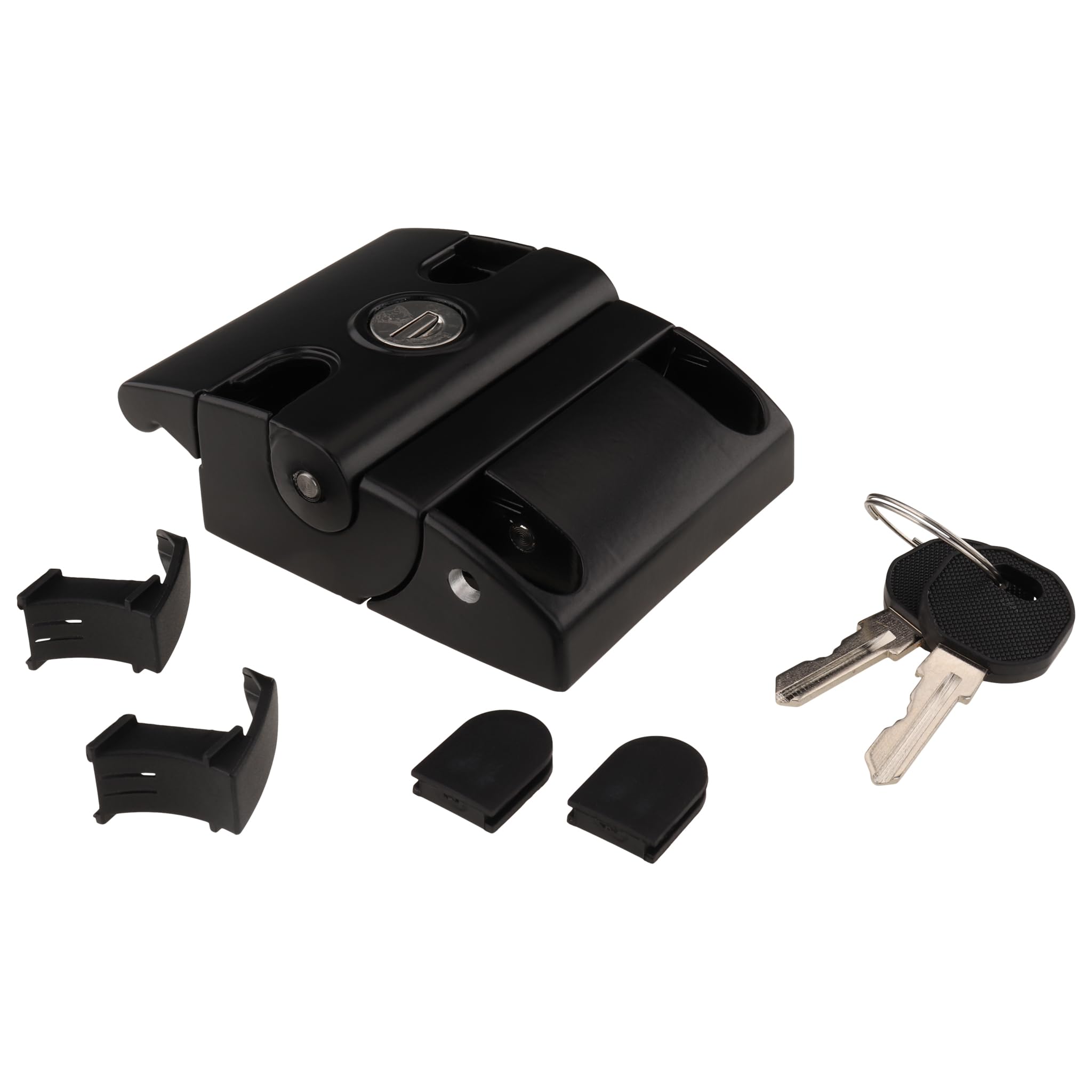 Fermeture de porte coulissante Compact quincaillerie noire profilé type I/B